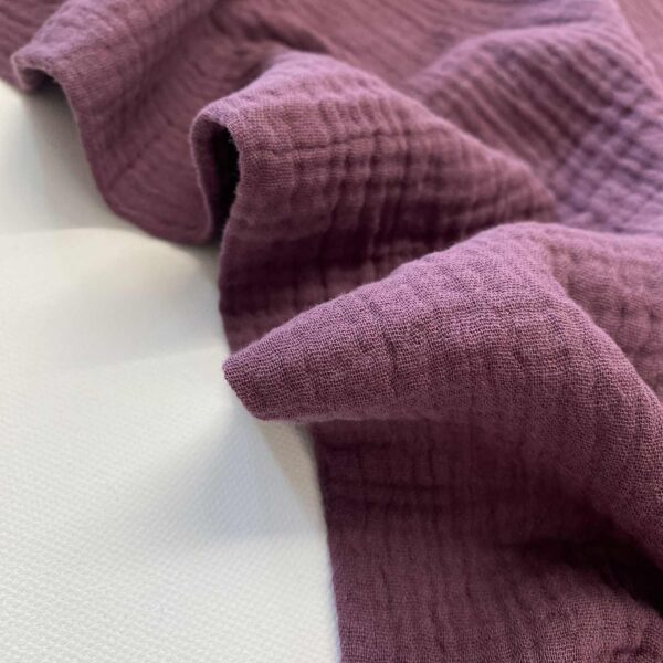 Double Gauze -  Aubergine