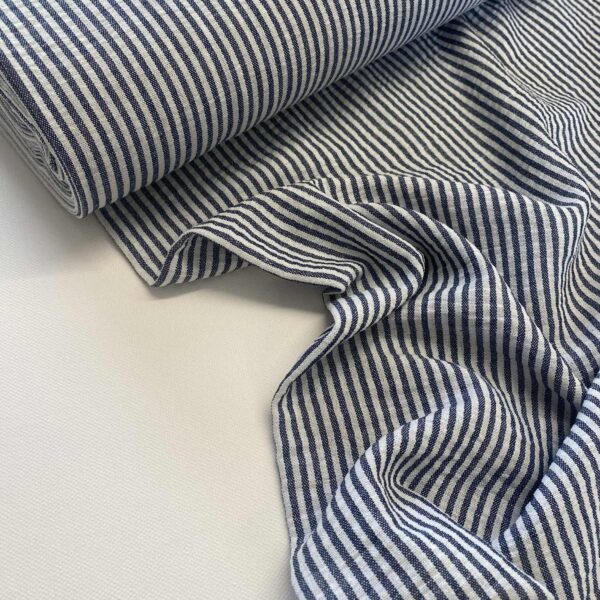 Linnen look - Stripe - Pine Stripe - Coupon 200cm