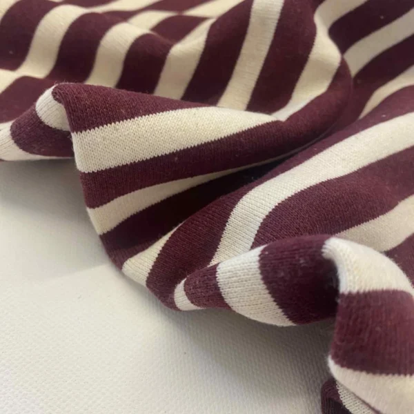 Jogging - Strepen - Bordeaux/wit