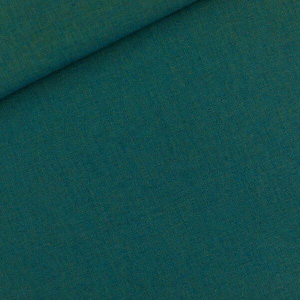 Linnen Viscose Blend - Blauwgroen