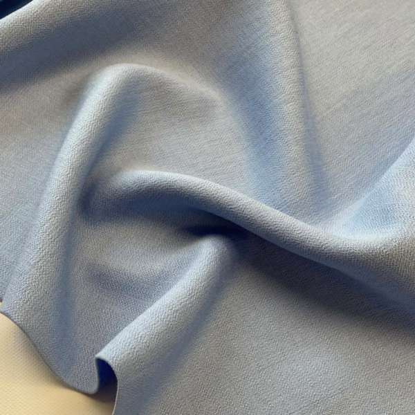 Viscose – Blouse- en Hemdenstof – Baby Blauw