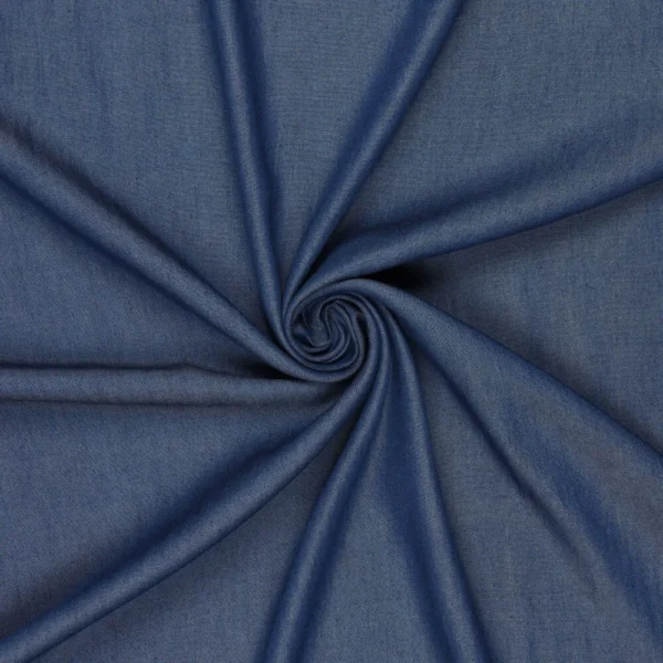Soepelvallende Lyocell - Donker jeans blauw