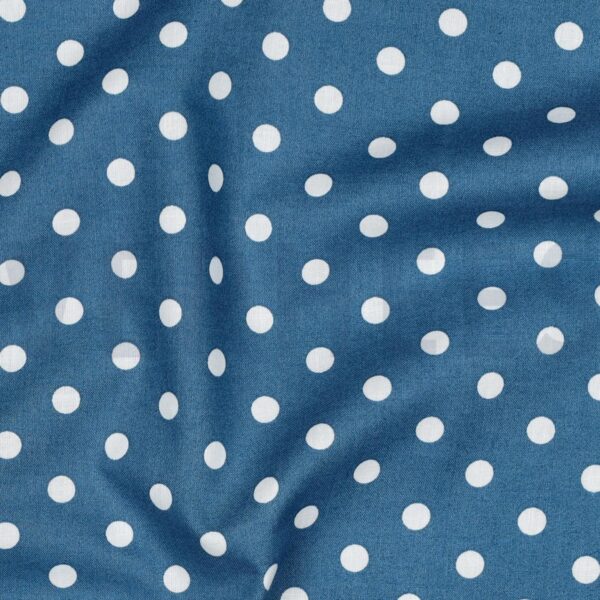 Poplin Dots - Blauw